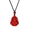 Zodiac Benming Buddha Red Sand Pendant Pendant Benming Year Men's Car Key Bag Patron Saint Key Necklace