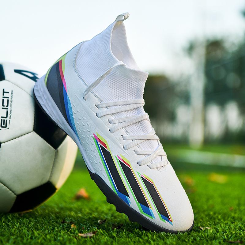Обувь для иностранных торговцев Футбольные бутсы с высоким верхом Мужские и женские AG Короткие ногти TF Сломанные ногти Студенческие Молодежные Детские Взрослые Спортивные