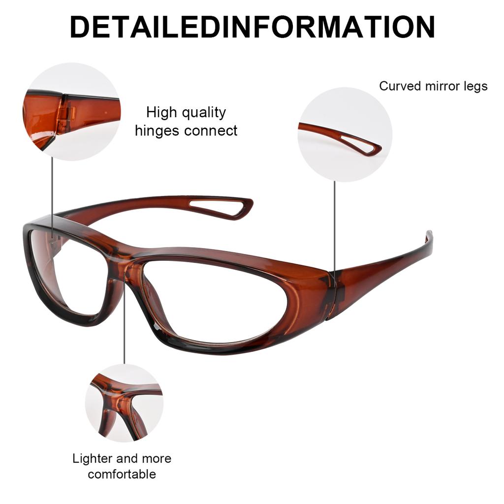 4PCS Safety Glasses Anti Fog Goggles Protective Eyewear Blue Light Blocking Anti Dust UV Protection Glasses For Men Women