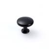 Aluminum Black Cabinet Pull Handle Drawer Wardrobe Door Single Hole Bow Shape Modern Hardware