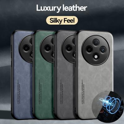 Магнитный чехол Skin Feeling для OPPO Reno 12F 12FS 5G Reno12 F FS защитный чехол противоударный чехол Funda Capa