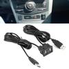 1.5m Dashboard Cable Adapter 2 Port Car Mount Flush Cord for Truck Boat