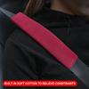Comfortable Auto Seat Belt Cover Leather Suede Car Seat Belt Shoulder Cover Car Styling Interior Seat Belt Cover Accessories