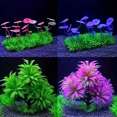 15x6см Искусственные аквариумные растения Пластиковые водные растения Подводная водная трава Домашние аксессуары для аквариума Украшение для аквариума