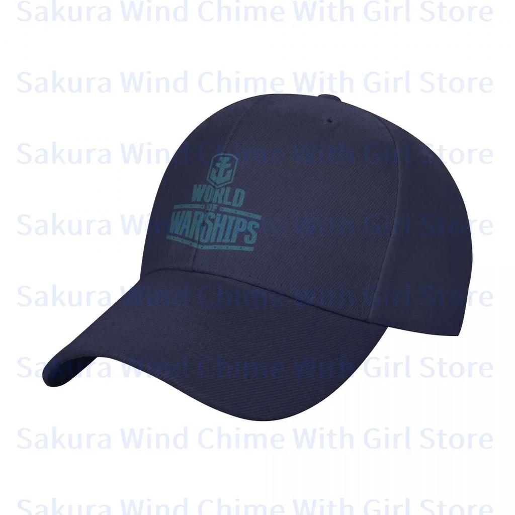 Fashion World Of Warships WOWS Baseball Cap for Unisex POLYESTER Hats Adjustable Hat Casual Truck driver Hat