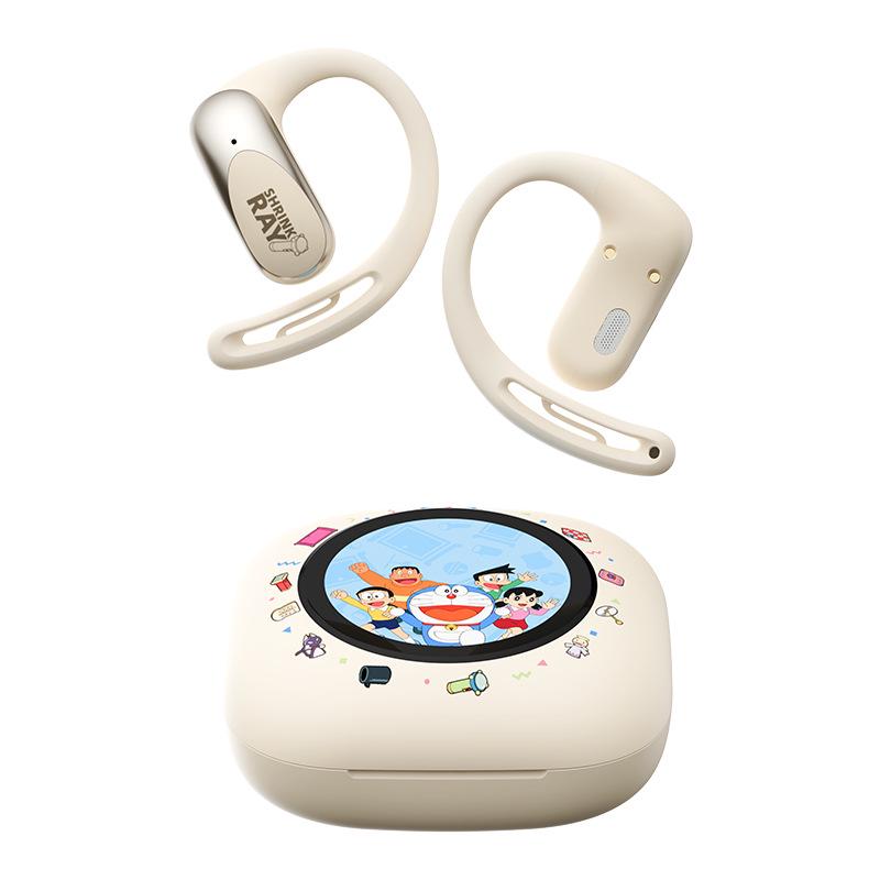 Смарт-наушники Bluetooth X918 с шумоподавлением и цветным экраном Crayon Shin-chan