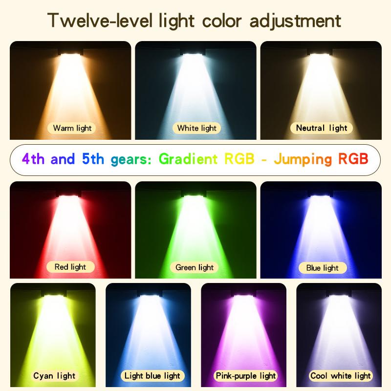 Xiaomi Солнечный уличный светильник для забора, 12 режимов RGB-градиента, регулируемая яркость, светодиодная лампа, IP65 водонепроницаемый, декоративное освещение для патио, дорожки, двора