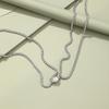Trendy Couples Necklace Set Featuring Magnetic Charm Creative Design For Fashion Lovers