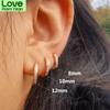 Small Girls Hoop Earring Tiny Ear Ring Cartilage Huggie Piercing Hoop Stud Conch Earlobe Tragus Circle Women Hoops