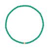 [Bnbgold] 14K/18K Petite Cutting Ball Green Onyx Wish Bracelet Chb41119