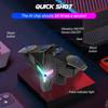 A1 Mobile Gaming RGB Lighting Vibration Trigger Professional Type Aim Shooting Game Controller