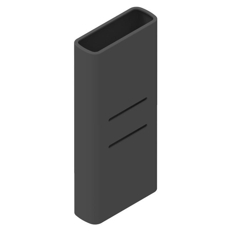 Силиконовый защитный чехол для Xiaomi Mi Powerbank 2C 20000mAh - Противоскользящий, Легкий, Устойчивый к царапинам