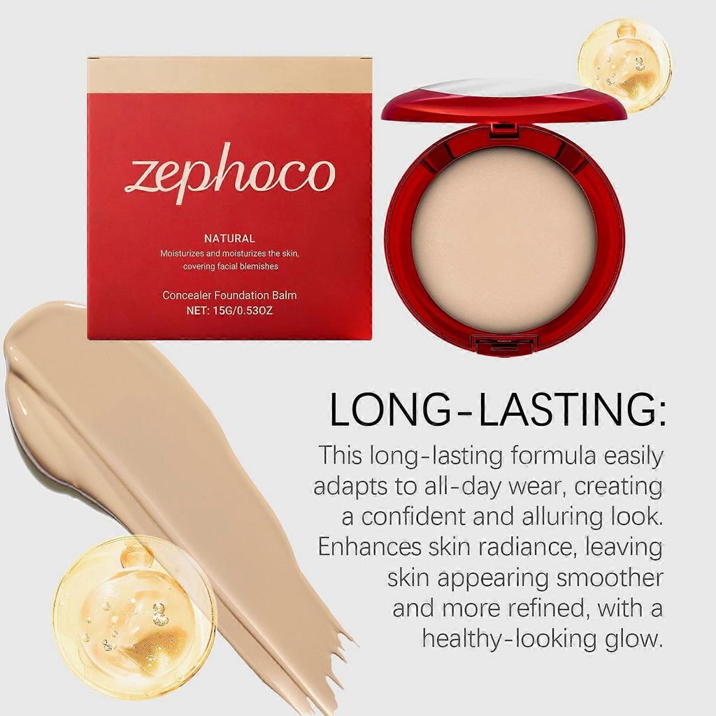 Zephoco Natural Color Moisturizing Concealer Foundation Stick - Hydrating, Smooth, And Lightweight Natural Coverage For Face less