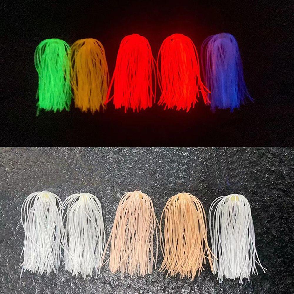 88 Strands Fishing Umbrella Skirts Luminous Silicone Jig Skirts  DIY Spinnerbaits