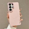 Ударопрочный Жесткий Магнитный Чехол для Телефона из Поликарбоната для Samsung Galaxy S26 Ultra S25 Plus S23 S24 FE для Magsafe Прочная Металлическая Крышка Объектива Funda