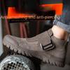 Labor Insurance Shoes Men's Breathable Four-season Anti-smashing and Anti-piercing Safety Shoes Electric Welding Work Shoes