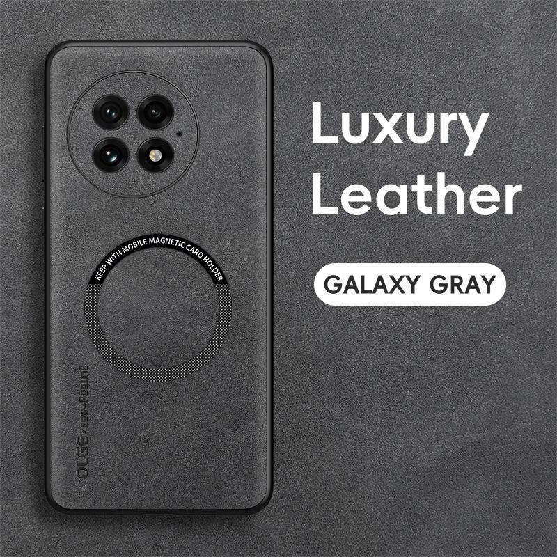 Чехол для OnePlus 13 Роскошный Магнитный Кожаный Чехол для Телефона Для OnePlus 13 One Plus 13 OnePlus13 Для Magsafe Беспроводная Зарядка Обложка