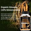 Panax Ginseng 2800mg Extra Strength Capsules, Herbal Supplement Blend with Ginkgo Biloba, Ashwagandha, Green Tea & Beetroot, Energy & Focus Support