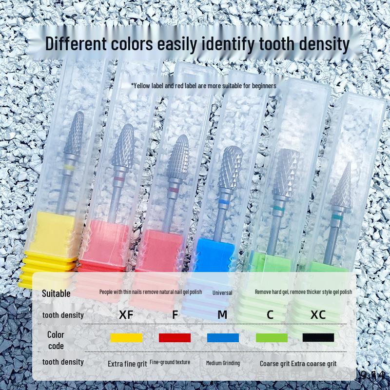 Коническая фреза из вольфрамовой стали для снятия гель-лака