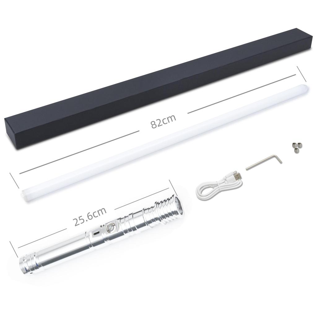 Светящийся металлический пиксельный сплав лазерный меч: Перезаряжаемая игрушка и подарок 2 в 1