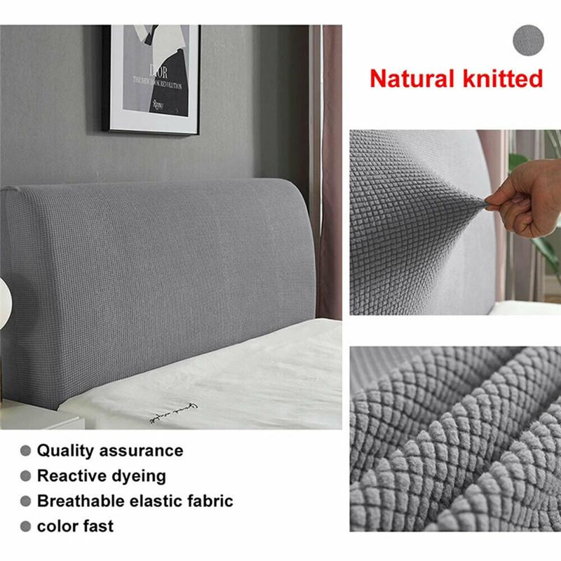 Soft Stretch Elastic Bed Headboard Cover Bed Head Slipcover Protector 1.2/1.5/1.8M