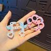 Music Note Umbrella Shape Carabiner Hollow Candy Color Buckle Keychain Multipurpose Backpack Charms Pendant Decoration Gifts