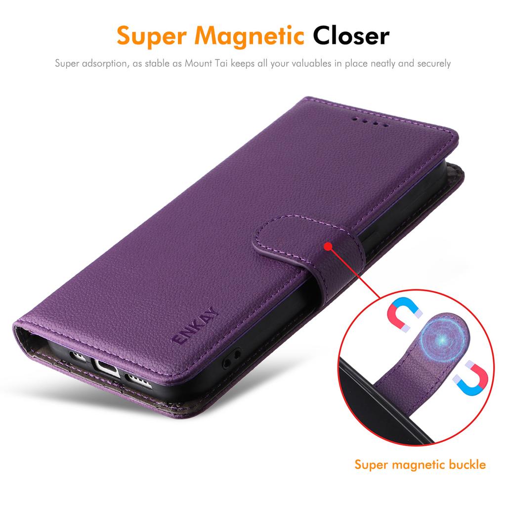 For iPhone 17 Pro Max Wallet Case with Strap RFID Blocking Leather Stand Phone Cover