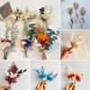 6Pcs Artificial Dried Flower Bouquet Bohemian Mini Flower Bouquet DIY Crafts Vase Wedding Party Home Office Table Centerpiece Decoration