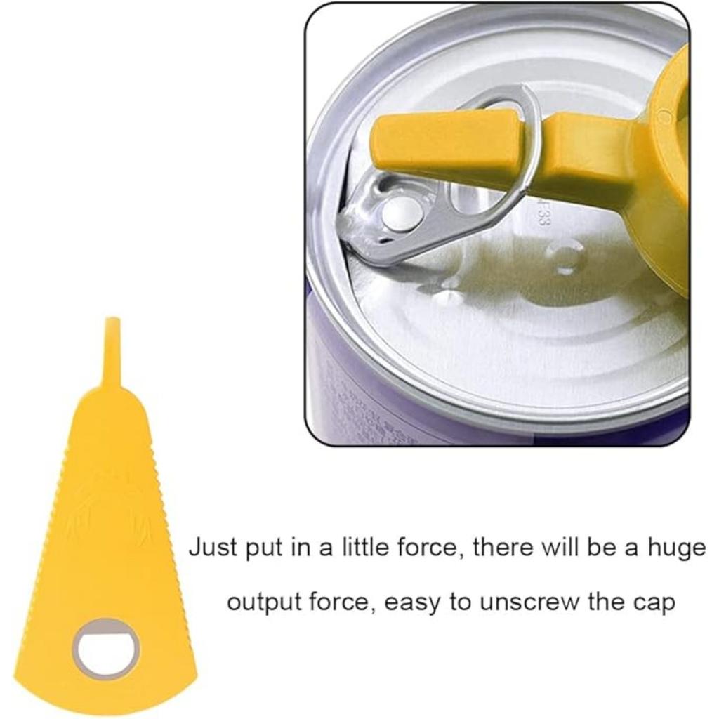 Открывалка для банок, многофункциональная нескользящая открывалка для бутылок для слабых рук, легкая, открывалка для пожилых людей с артритом, захват для банок