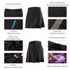 Women Cycling Shorts 5D Gel Pads Outdoor Sports Trousers Skirt 2 In1 High Stretchy Cycling Leggings Solid Color Skirts Shorts