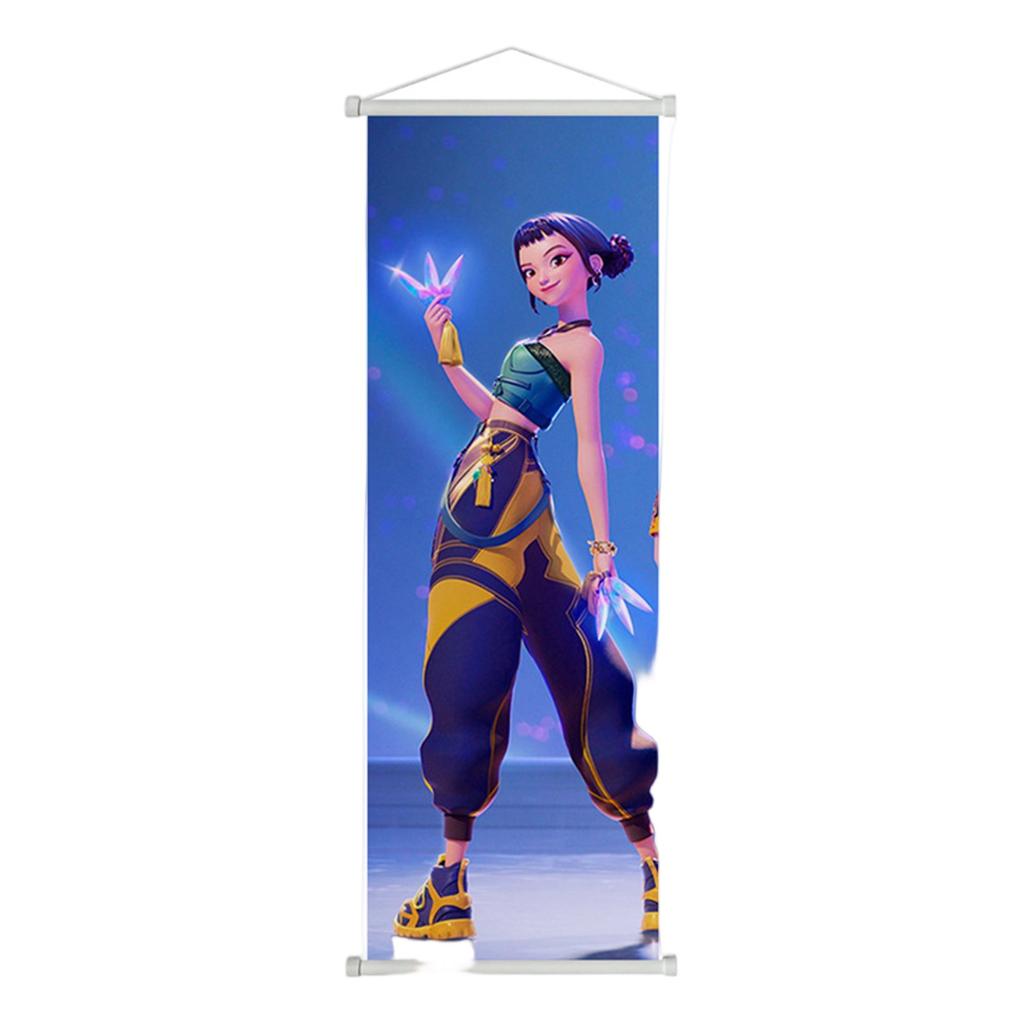 Group Hanging Painting Film And Television Animation Peripheral Poster Scroll Painting Indoor Bedroom Decoration Painting