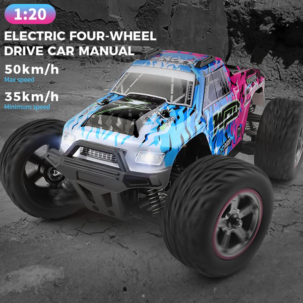 204006 Remote Control Car 1/20 50km/h High Speed Off-road Car 2.4Ghz Four Wheel Drive Off-road