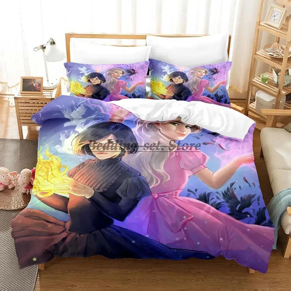 The School For Good And Evil Bedding Set Single Twin Full Queen King Size Bed Set Aldult Kid Bedroom Duvetcover Sets Bed