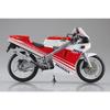 Aoshima Bunka Kyozai Skynet Scale Complete Honda NSR250R Fighting White (AOSHIMA) 1/12 '88 Red/Ross