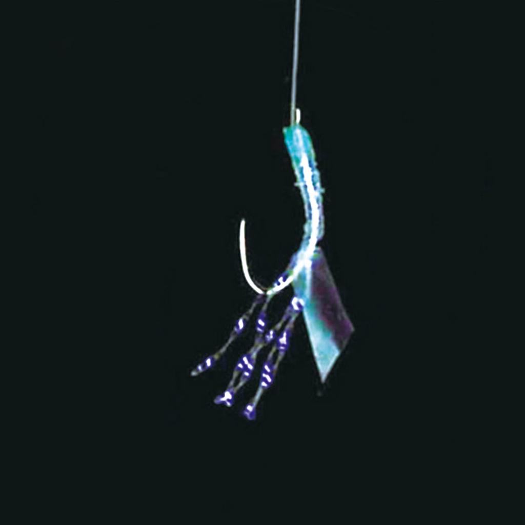 Hayabusa HS303 Специализированный крючок для мелкой ставриды, плетеный хамелеон радужный, 6 крючков, 5-0.8мм