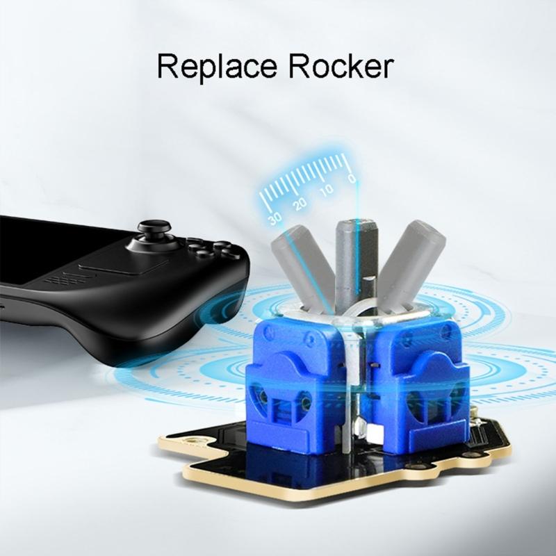 2Pc Electromagnetic Joystick Module for Left Right Analog Stick Repair Kit Thumbstick Replacement Accessories