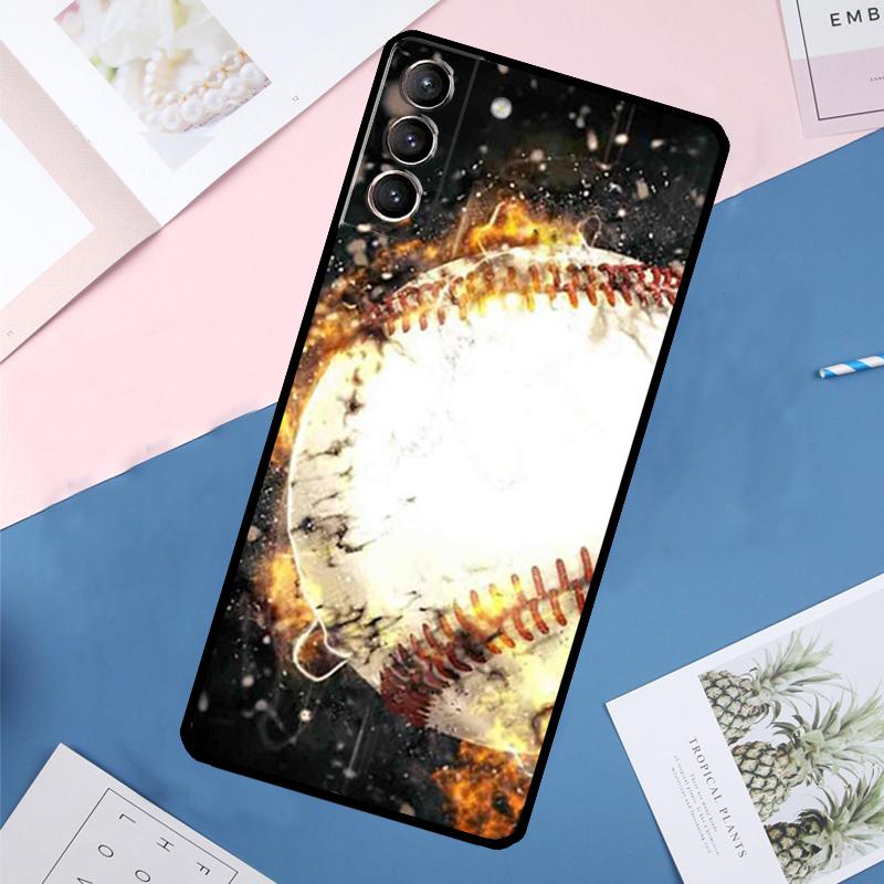 Бейсбольный чехол для Samsung Galaxy S25 Ultra S21 S22 S23 S24 Ultra S9 S10 Plus S20 FE S25 FE Задняя крышка
