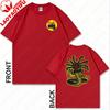 Уличная футболка Cobra Kai из хлопка, унисекс, Харадзюку, Хип-хоп, Двусторонняя печать, Графическая футболка, Ретро, Повседневная, Трендовая, Крутые уличные футболки
