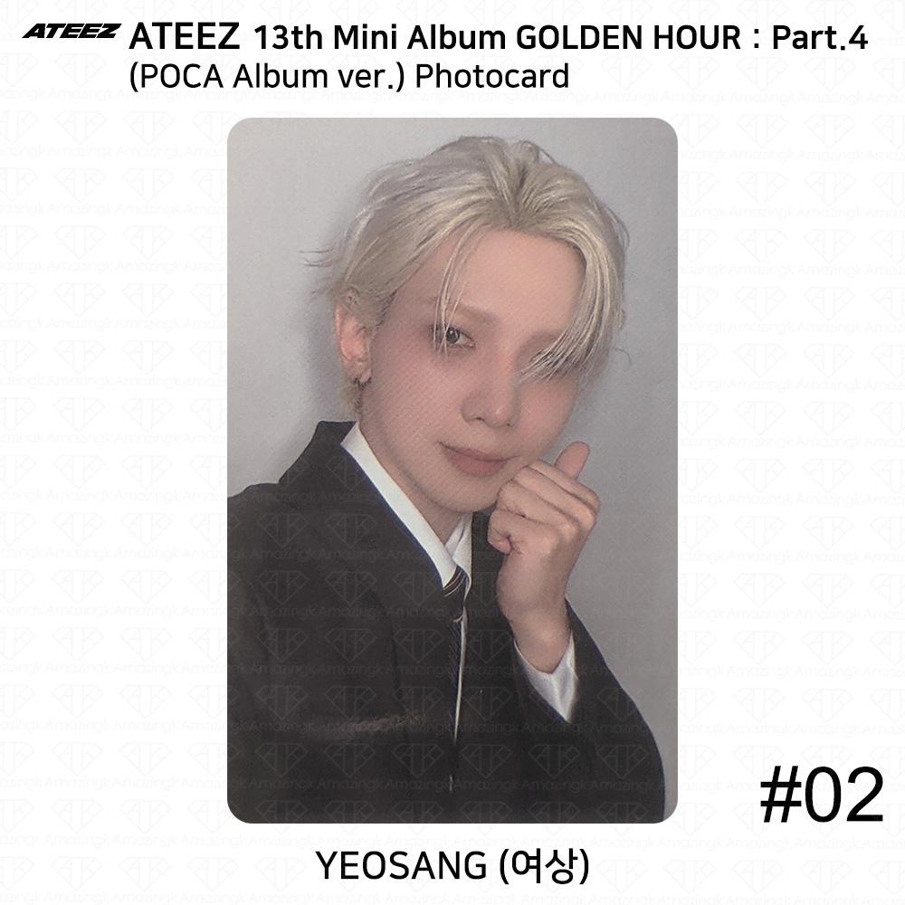 ATEEZ 13-й мини-альбом Golden Hour Часть 4 POCA Альбом версия. Фотокарта