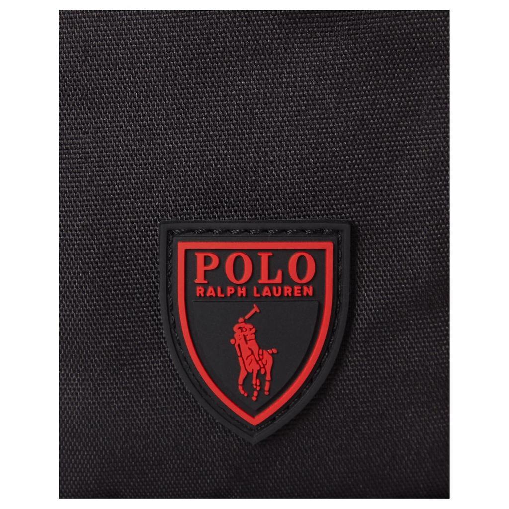 Polo Ralph Lauren Съемный регулируемый плечевой ремень Верхняя застежка-молния Иконичная нашивка с пони Ткань Сумка для телефона Мужские сумки Черный MAPOBGS07120015