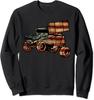 Sprint Car Racing Dirt Track Vintage Looking American Unisex Crewneck Sweatshirt