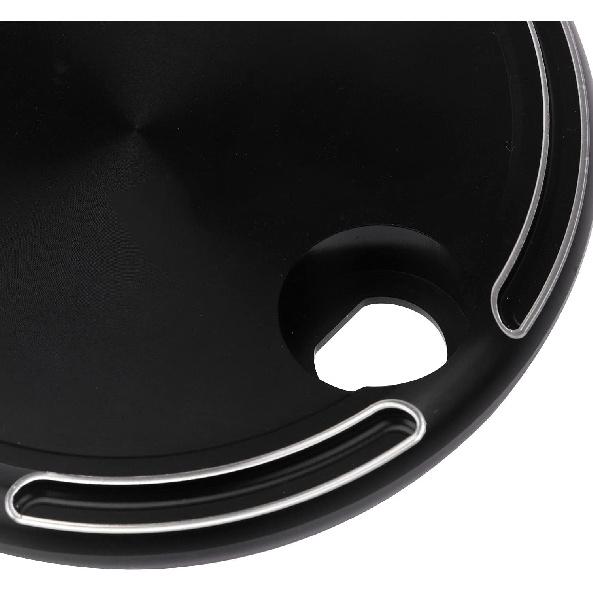 Black Billet Cut Fuel Gas Tank Door Cover Cap for Harley Touring Electra Street Road Glide FLHX FLTR FLHT 2008-2023