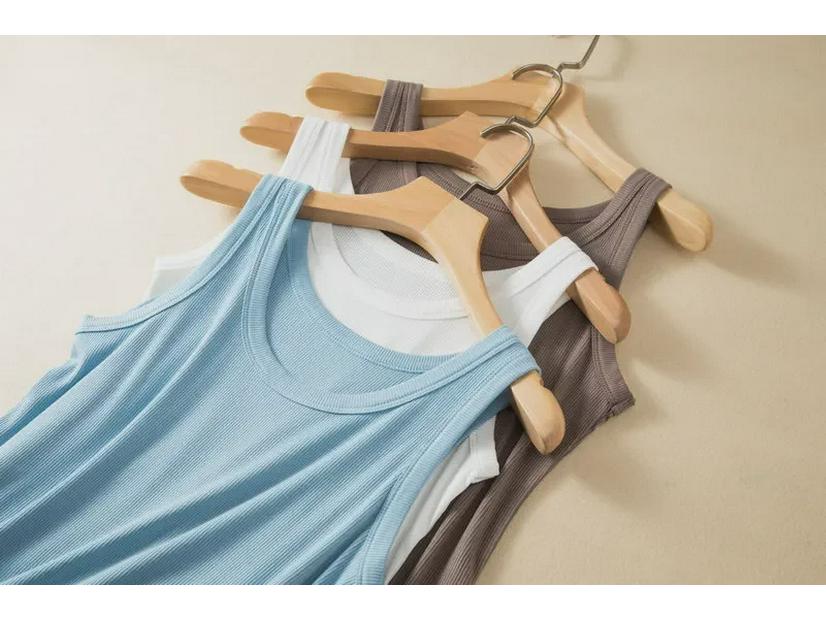 Женская облегающая майка из модала - весна/лето, универсальный тонкий топ из нитей