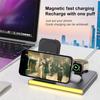 C27 15W Foldable Wireless Charger Magnetic Charging Pad with Ambient Light