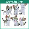 Chis Sweet Home Cute Figurine Set Micro Landscape Decor For Gift And Collection