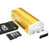 Мини-кардридер USB 2.0 для карт MS M2 PRO DUO Micro SD/TF SDHC MMC DV Телефон Камера Записывающее устройство для карт памяти Расширение для ноутбука ПК Адаптер