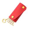 Ilbizonte Key Case 4 Rows Leather SKH115 Red KEY HOLDER ORGANIC VACCHETTA LEATHER PV0039 Castagno Key Ring Key Holder Genuine Leather Trifold Cowhide