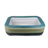 Inflatable Pool Rectangular Shaped Cute Patterns Foldable Thickened PVC Swimming Pool for Kids