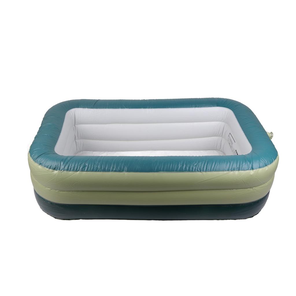 Надувной бассейн прямоугольной формы с милыми узорами, складной утолщенный бассейн из ПВХ для детей