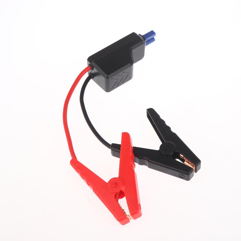 1Pcs 650A 12V Anti Reverse Connection Emergency Jumper Cable Clip Equipped With EC5 Plug Connector Intelligent Clamp Booster